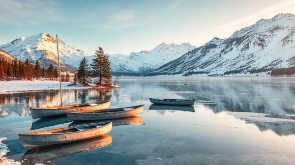 Top activités hivernales incontournables autour du lac Serre-Ponçon